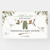 Baby shower voor de eendenjacht spandoek (Horizontaal)