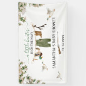 Baby shower voor de eendenjacht spandoek (Verticaal)