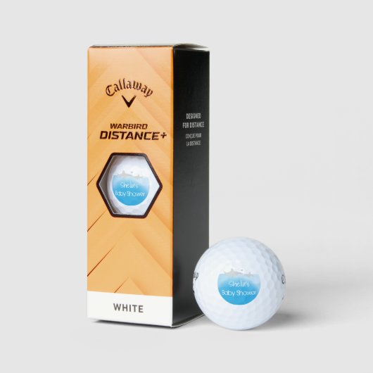 Baby shower voor de haaienvisserij golfballen (Verpakking)
