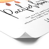 Baby shower voor de jacht op Sunshine Pacifier Poster (Hoek)