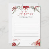 Baby shower voor de Kaart van de ouders (Voorkant)