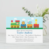 Baby shower voor de opleiding van kleurrijke verku kaart (Staand voorkant)