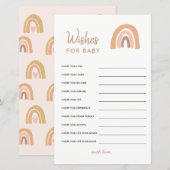 Baby shower voor de regenboog van pasta's voor de  (Voorkant / Achterkant)