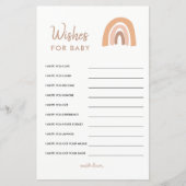 Baby shower voor de regenboog van pasta's voor de  (Voorkant)