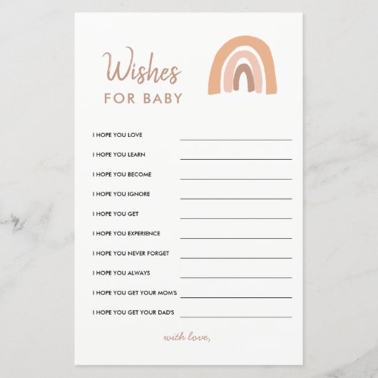 Baby shower voor de regenboog van pasta's voor de  (Voorkant)