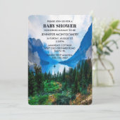 Baby shower voor de Schilderachtig Natuur van het  Kaart (Staand voorkant)