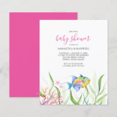 Baby shower voor de Waterverf van de begroting in (Voorkant / Achterkant)