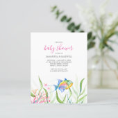 Baby shower voor de Waterverf van de begroting in (Staand voorkant)