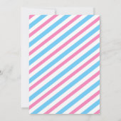 Baby shower voor diapers en spoelen kaart (Achterkant)