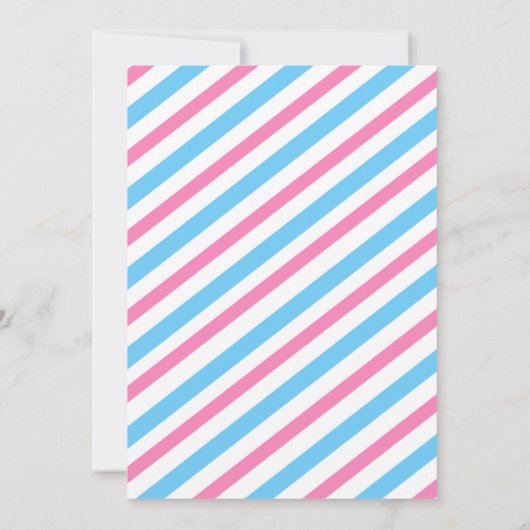 Baby shower voor diapers en spoelen kaart (Achterkant)