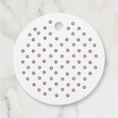 Baby shower voor dieren bedankjes labels (Achterkant)