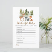 Baby shower voor dierlijk avontuur wil Baby (Staand voorkant)