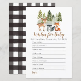 Baby shower voor dierlijk avontuur wil Baby