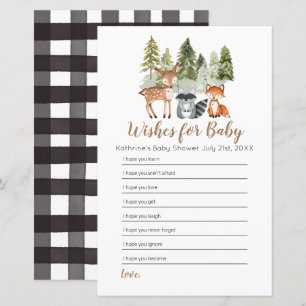 Baby shower voor dierlijk avontuur wil Baby