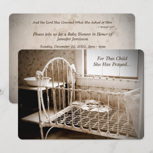 Baby shower, voor dit kind heeft ze  gegebeten kaart