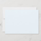 Baby shower voor een beer van een bubbelbad kaart (Achterkant)