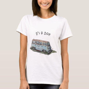 Baby shower voor een jongen, bestelwagen en sedan t-shirt