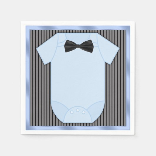 Baby Shower voor een Jongen Servetten (Voorkant)