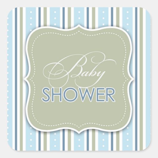 Baby shower voor een Sticker (Voorkant)
