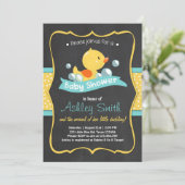 Baby shower voor eenden kaart (Staand voorkant)