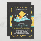 Baby shower voor eenden kaart (Voorkant / Achterkant)