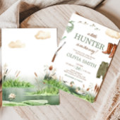 Baby shower voor eendenjacht kaart