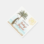 Baby shower voor elk Surf Servet (Hoek)