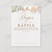 Baby shower voor exotische vulling Luierspoelkaart Informatiekaartje (Voorkant)