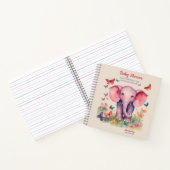 Baby shower voor gastencadeaulijst notitieboek (Binnen)