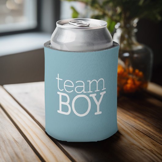 Baby shower voor gendergelijkheid onthullen - Team Blikjeskoeler