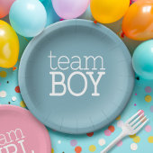 Baby shower voor gendergelijkheid onthullen - Team Papieren Bordje