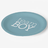 Baby shower voor gendergelijkheid onthullen - Team Papieren Bordje (Gekanteld)