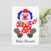 Baby shower voor gesloten ontwerp kaart (Staand voorkant)