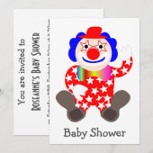 Baby shower voor gesloten ontwerp kaart (Voorkant / Achterkant)