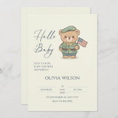 Baby shower voor gezinnen kaart (Voorkant / Achterkant)