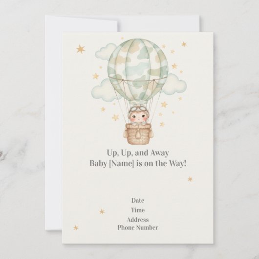 Baby shower voor gezinnen kaart (Voorkant)