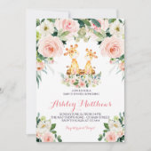 baby shower voor giraferrobloem kaart (Voorkant)