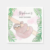 Baby shower voor glimlach servet (Voorkant)