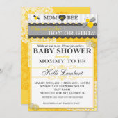 Baby shower voor groothoekbijen kaart (Voorkant / Achterkant)