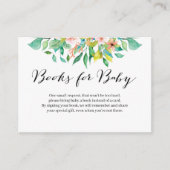 Baby shower voor het aanvragen van een tropisch fl informatiekaartje (Voorkant)