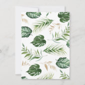 Baby shower voor het bladeren van safaridieren kaart (Achterkant)