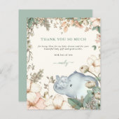 Baby shower voor het ellephant Twins Sage-budget H (Voorkant / Achterkant)