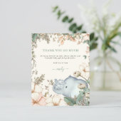 Baby shower voor het ellephant Twins Sage-budget H (Staand voorkant)