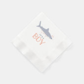 Baby shower voor het mariene leven servetten (Hoek)