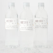 Baby shower voor het ultraviolette ruimtevaartuig waterfles etiket (Flessen)