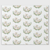 Baby shower voor het verpakken van waterverf herte cadeaupapier (Vlak)