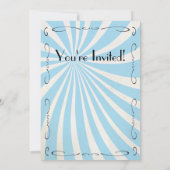 Baby shower voor heteluchtballon kaart (Achterkant)