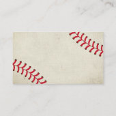  Baby shower voor honkbal Informatiekaartje (Achterkant)