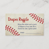  Baby shower voor honkbal Informatiekaartje (Voorkant)