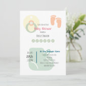 Baby shower voor jongen of meisje (Staand voorkant)